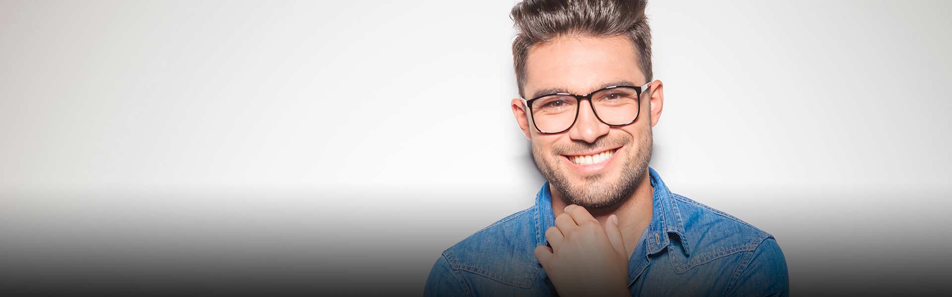 Young man with Glasses Slider Musgrave Orthodontics in Waldo and Delaware, OH